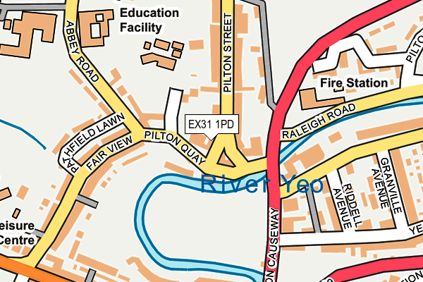 EX31 1PD map - OS OpenMap – Local (Ordnance Survey)