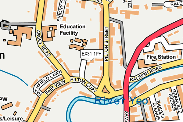 EX31 1PH map - OS OpenMap – Local (Ordnance Survey)