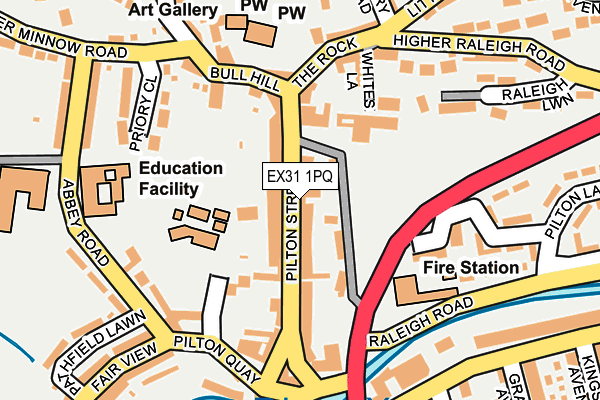 EX31 1PQ map - OS OpenMap – Local (Ordnance Survey)