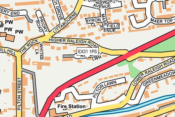 EX31 1PS map - OS OpenMap – Local (Ordnance Survey)