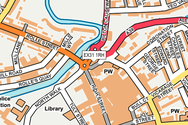 EX31 1RH map - OS OpenMap – Local (Ordnance Survey)