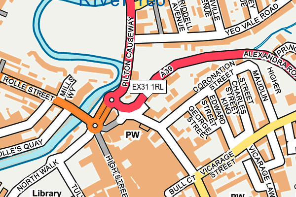 EX31 1RL map - OS OpenMap – Local (Ordnance Survey)