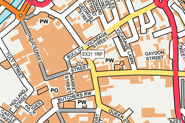 EX31 1RP map - OS OpenMap – Local (Ordnance Survey)