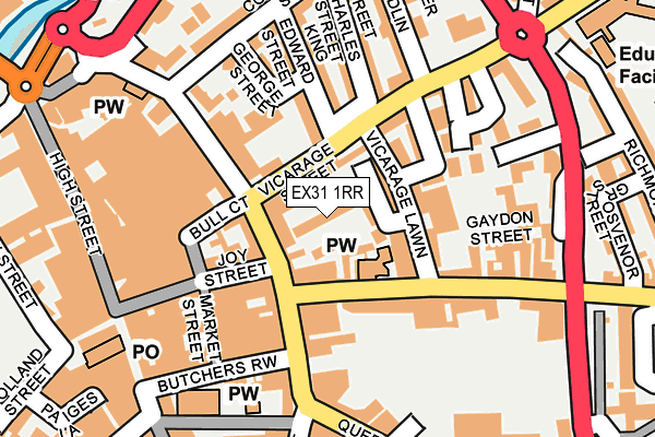 EX31 1RR map - OS OpenMap – Local (Ordnance Survey)