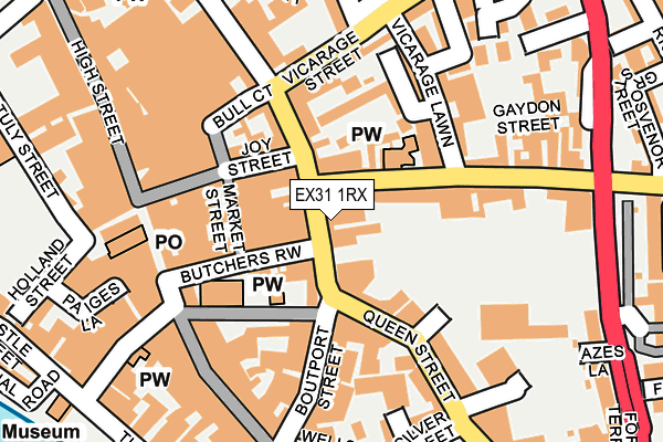 EX31 1RX map - OS OpenMap – Local (Ordnance Survey)
