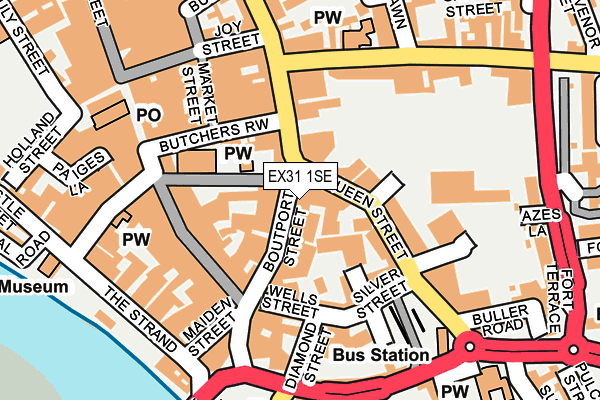 EX31 1SE map - OS OpenMap – Local (Ordnance Survey)