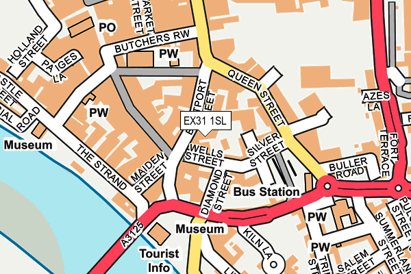 EX31 1SL map - OS OpenMap – Local (Ordnance Survey)