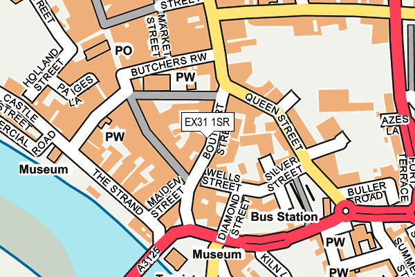 EX31 1SR map - OS OpenMap – Local (Ordnance Survey)