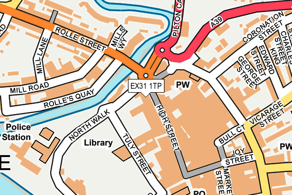 EX31 1TP map - OS OpenMap – Local (Ordnance Survey)