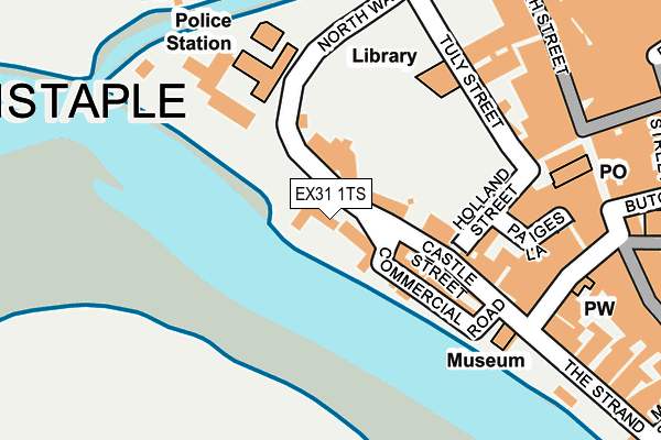 EX31 1TS map - OS OpenMap – Local (Ordnance Survey)