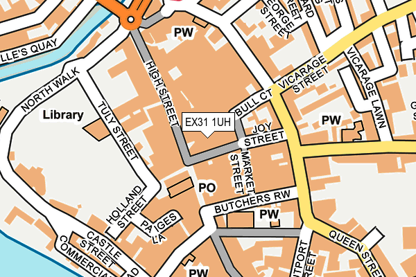 EX31 1UH map - OS OpenMap – Local (Ordnance Survey)