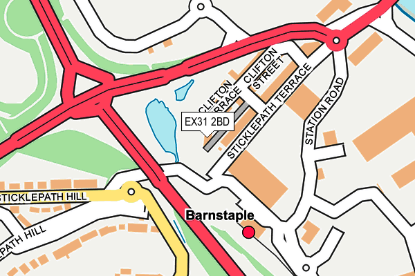 EX31 2BD map - OS OpenMap – Local (Ordnance Survey)