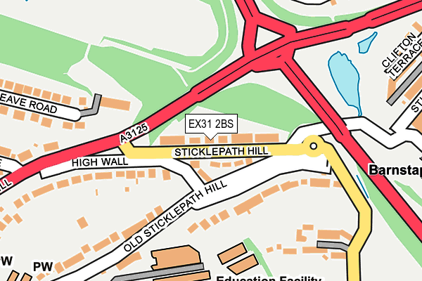 EX31 2BS map - OS OpenMap – Local (Ordnance Survey)