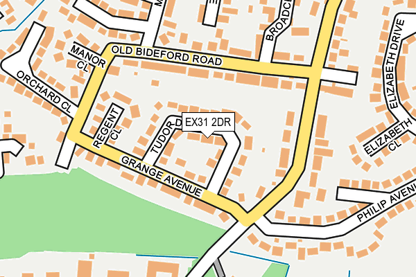 EX31 2DR map - OS OpenMap – Local (Ordnance Survey)