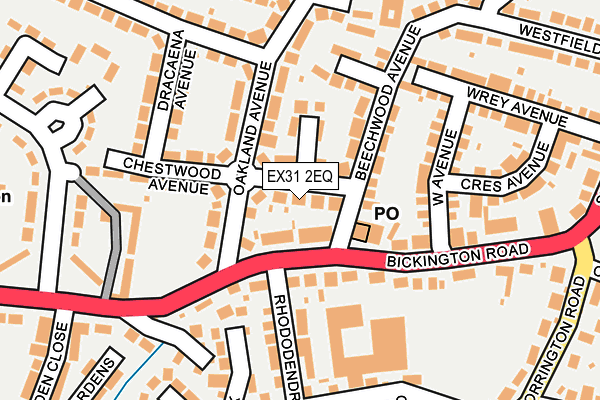 EX31 2EQ map - OS OpenMap – Local (Ordnance Survey)