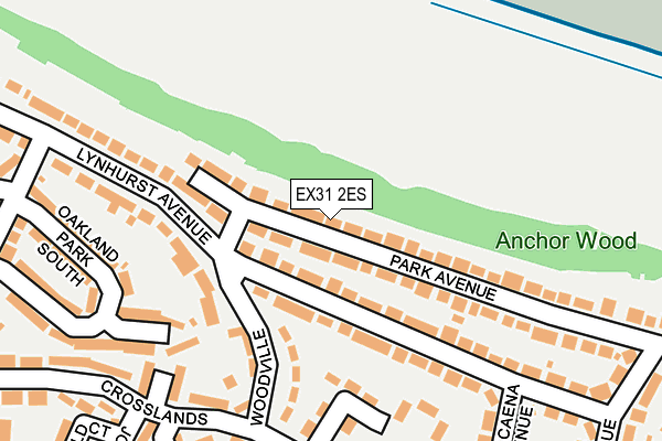EX31 2ES map - OS OpenMap – Local (Ordnance Survey)