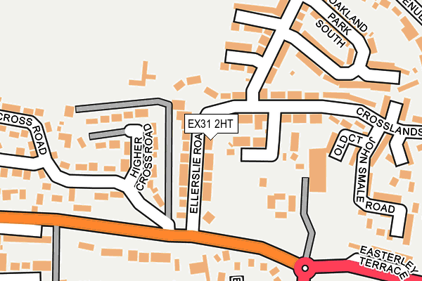 EX31 2HT map - OS OpenMap – Local (Ordnance Survey)