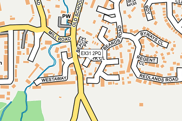 EX31 2PQ map - OS OpenMap – Local (Ordnance Survey)