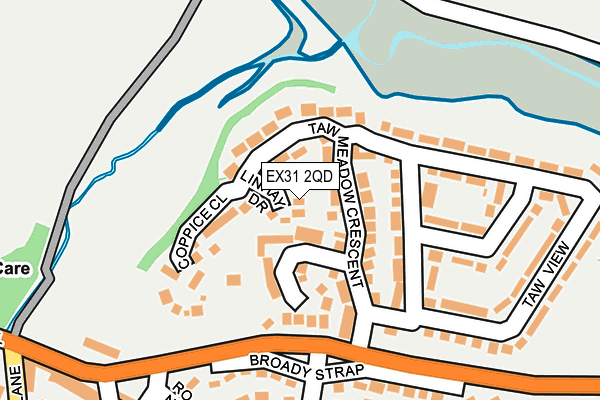 EX31 2QD map - OS OpenMap – Local (Ordnance Survey)