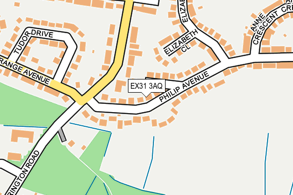EX31 3AQ map - OS OpenMap – Local (Ordnance Survey)