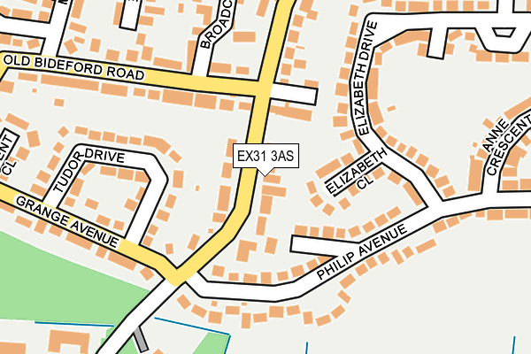 EX31 3AS map - OS OpenMap – Local (Ordnance Survey)