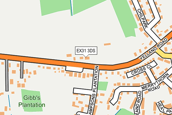 EX31 3DS map - OS OpenMap – Local (Ordnance Survey)