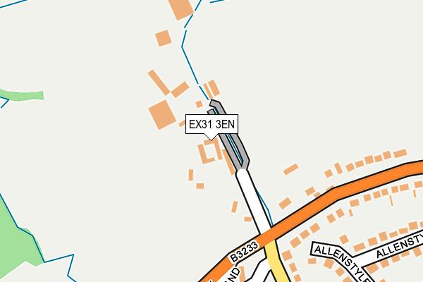 EX31 3EN map - OS OpenMap – Local (Ordnance Survey)