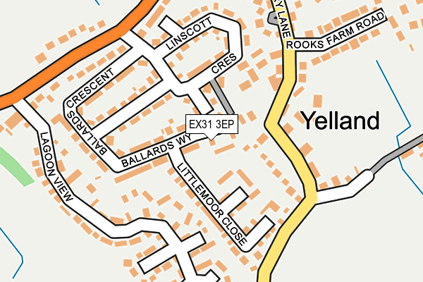 EX31 3EP map - OS OpenMap – Local (Ordnance Survey)