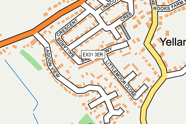 EX31 3ER map - OS OpenMap – Local (Ordnance Survey)