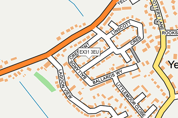EX31 3EU map - OS OpenMap – Local (Ordnance Survey)