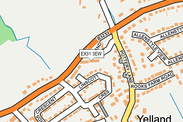 EX31 3EW map - OS OpenMap – Local (Ordnance Survey)