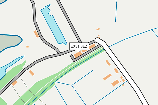 EX31 3EZ map - OS OpenMap – Local (Ordnance Survey)