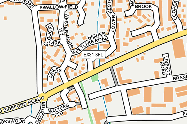 EX31 3FL map - OS OpenMap – Local (Ordnance Survey)