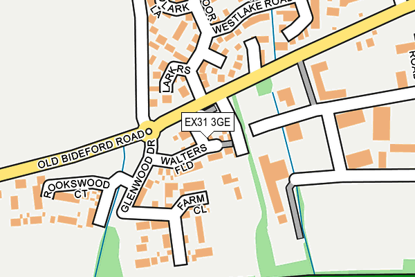 EX31 3GE map - OS OpenMap – Local (Ordnance Survey)