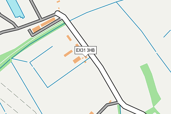 EX31 3HB map - OS OpenMap – Local (Ordnance Survey)