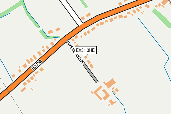 EX31 3HE map - OS OpenMap – Local (Ordnance Survey)