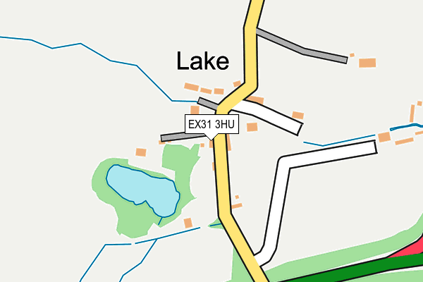 EX31 3HU map - OS OpenMap – Local (Ordnance Survey)