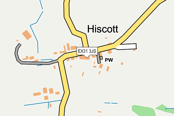 EX31 3JS map - OS OpenMap – Local (Ordnance Survey)