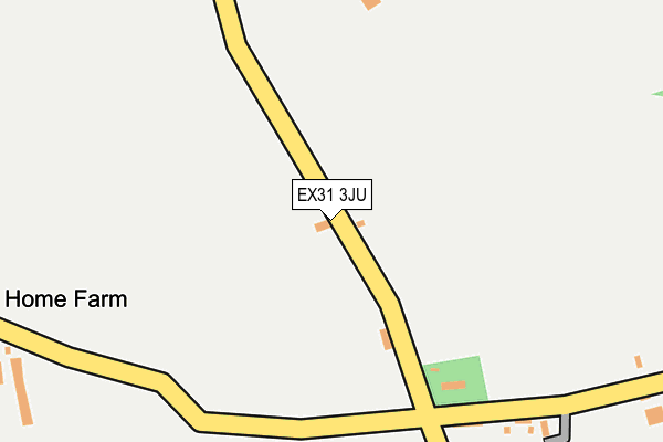 EX31 3JU map - OS OpenMap – Local (Ordnance Survey)
