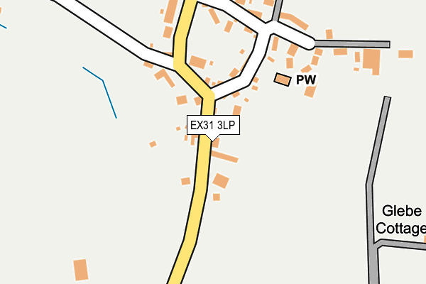EX31 3LP map - OS OpenMap – Local (Ordnance Survey)