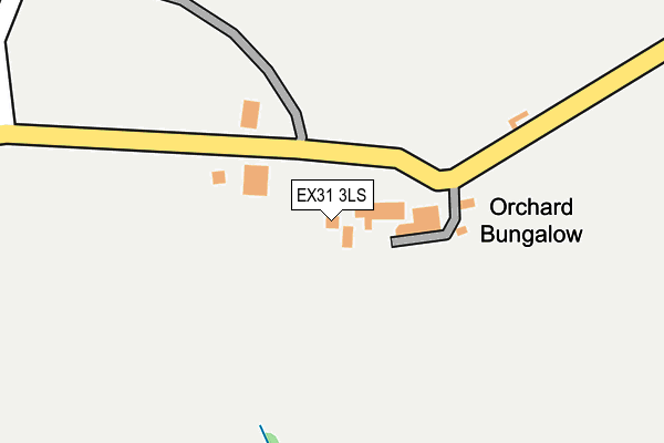 EX31 3LS map - OS OpenMap – Local (Ordnance Survey)