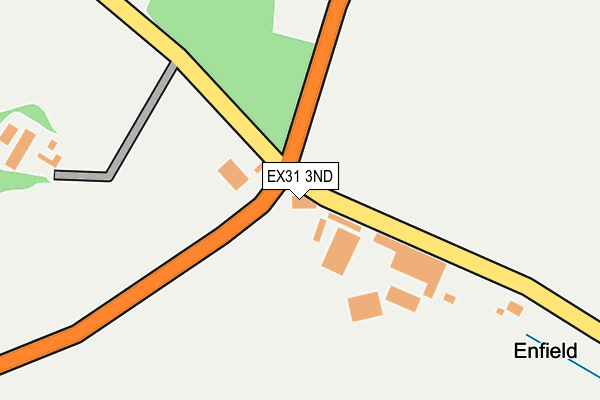 EX31 3ND map - OS OpenMap – Local (Ordnance Survey)