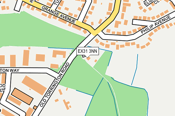 EX31 3NN map - OS OpenMap – Local (Ordnance Survey)