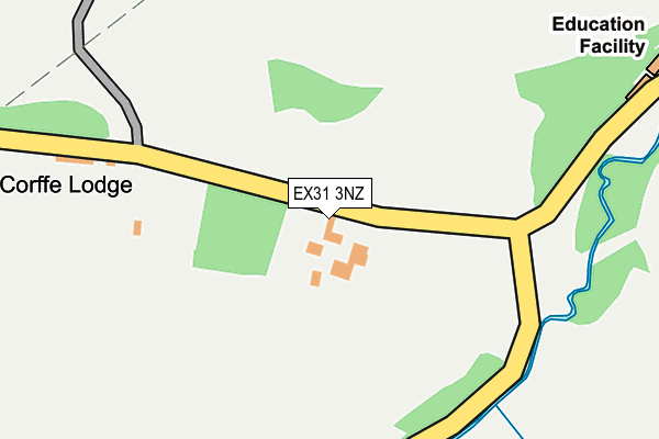 EX31 3NZ map - OS OpenMap – Local (Ordnance Survey)