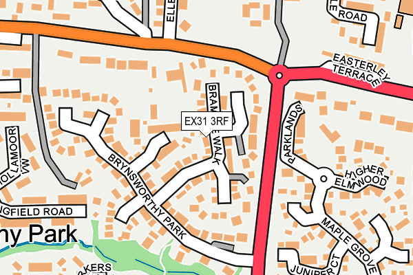 EX31 3RF map - OS OpenMap – Local (Ordnance Survey)