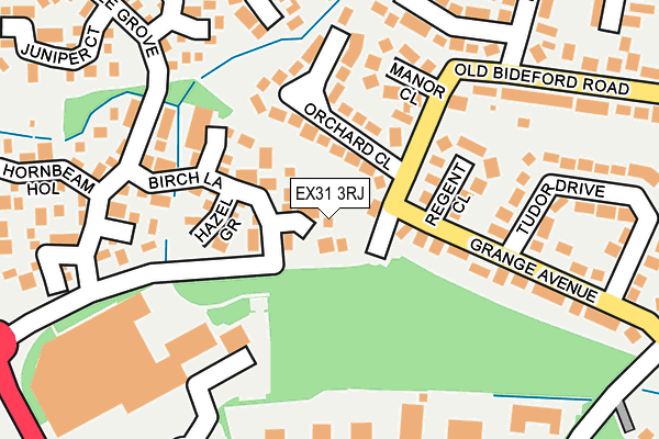 EX31 3RJ map - OS OpenMap – Local (Ordnance Survey)