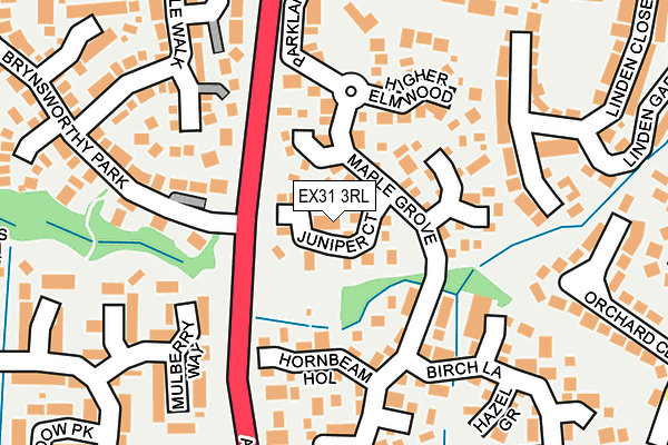EX31 3RL map - OS OpenMap – Local (Ordnance Survey)