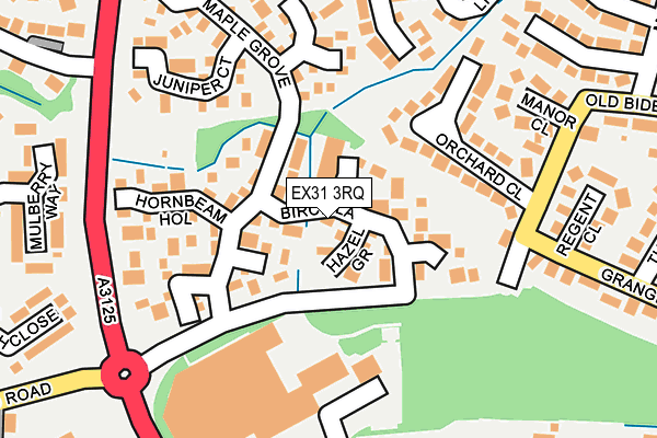 EX31 3RQ map - OS OpenMap – Local (Ordnance Survey)