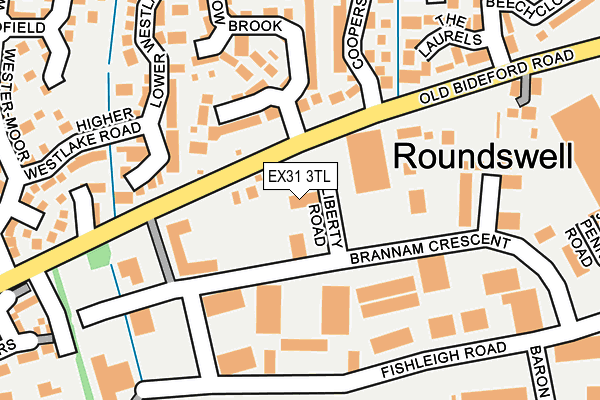 EX31 3TL map - OS OpenMap – Local (Ordnance Survey)