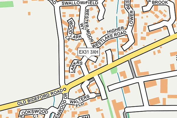 EX31 3XH map - OS OpenMap – Local (Ordnance Survey)